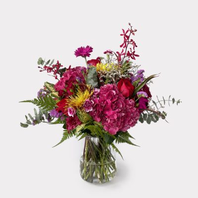 Bijou Hydrangea Bouquet Vase Arrangement