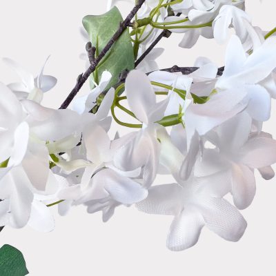 Blossom Spray White Artificial Faux Flower
