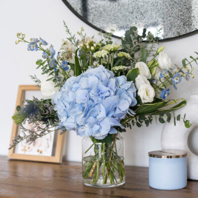 Bubbly Blue Vase