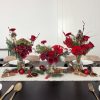 Red Christmas Tablescape