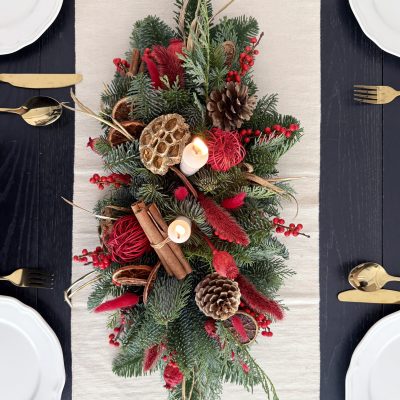 Christmas Deck The Table Garland