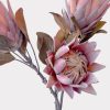 Dusty Pink Protea Artificial Faux Flowers
