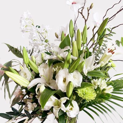 Fresh & Forever - Real and Artificial Flowers Blended Arrangement
