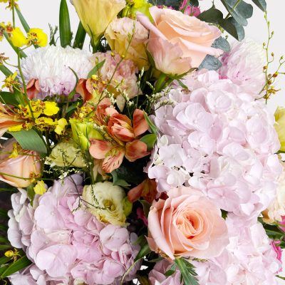 Hydrangea Bliss Bouquet Close Up
