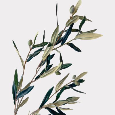 Olive Branch Artificial Faux Flowers