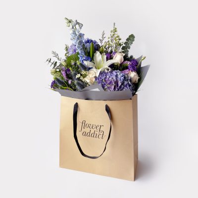 Pretty In Purple Bouquet in Bag