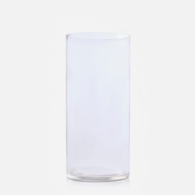 Tall glass vase for flower arrangements