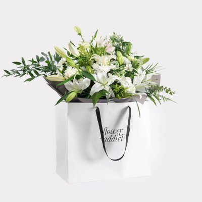 White Magic Bouquet in Bag