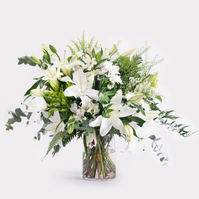White Magic Bouquet in Vase