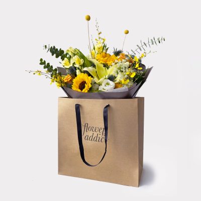 You Are My Sunshine Bouquet Wrapped in Bag